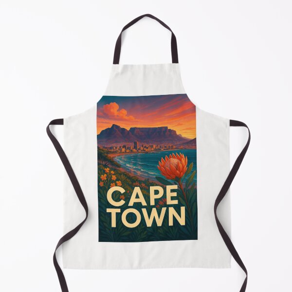 Item preview, Cape Town Coastline with Table Mountain Sunset designed and sold by Places On Earth.