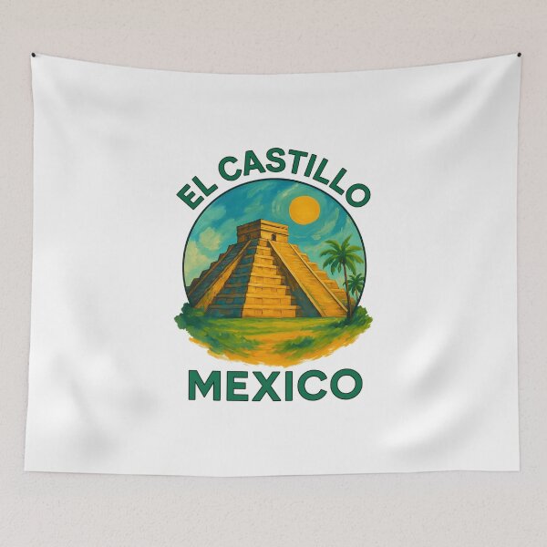 Item preview, El Castillo Pyramid - Chichen Itzá, Mexico designed and sold by inkNext.