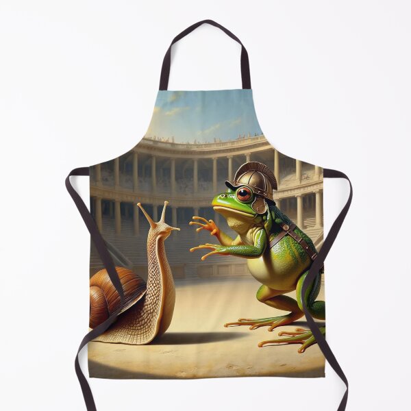 Item preview, Frog and snail Gladiators designed and sold by Vintage Designs +.