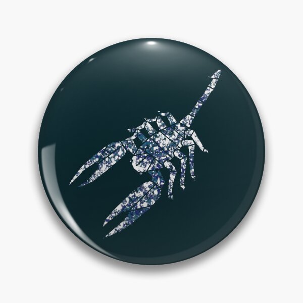Item preview, Scorpion block blue and white designed and sold by bravoalpha.