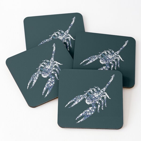 Item preview, Scorpion block blue and white designed and sold by bravoalpha.