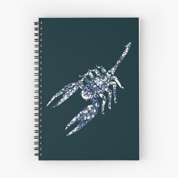 Item preview, Scorpion block blue and white designed and sold by bravoalpha.