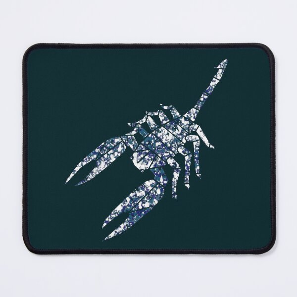 Item preview, Scorpion block blue and white designed and sold by bravoalpha.