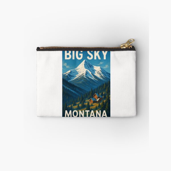 Item preview, Big Sky Montana Winter Peaks and Cabins designed and sold by Places On Earth.