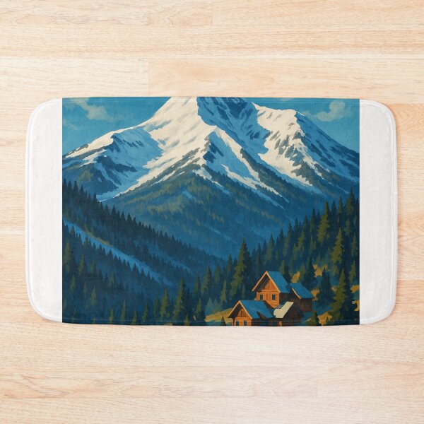 Item preview, Big Sky Montana Winter Peaks and Cabins designed and sold by Places On Earth.