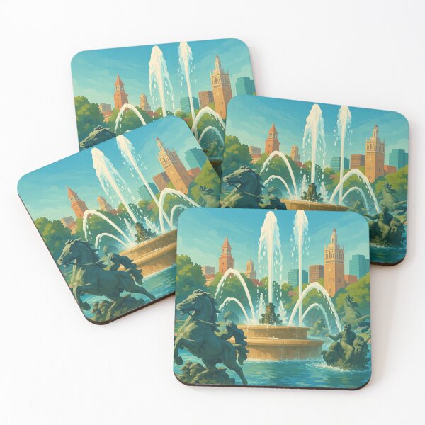 Item preview, Kansas City J.C. Nichols Fountain View designed and sold by Places On Earth.