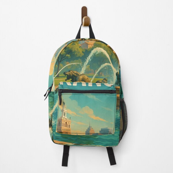 Item preview, Kansas City Fountain and Skyline Scene designed and sold by Places On Earth.