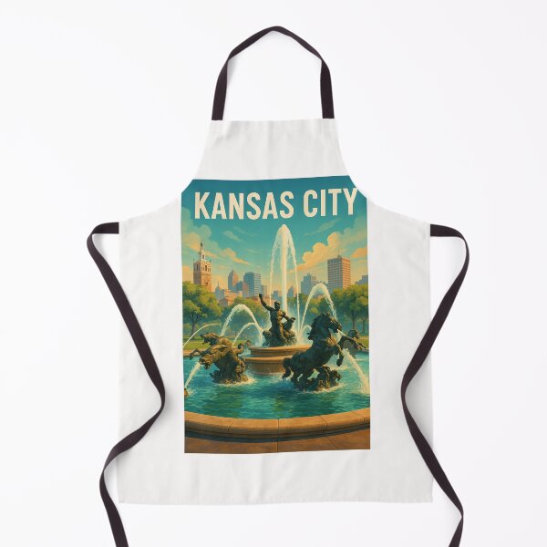 Item preview, Kansas City Fountain and Skyline Scene designed and sold by Places On Earth.