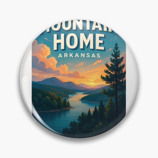 Item preview, Mountain Home Arkansas Lakeside Sunset designed and sold by Places On Earth.