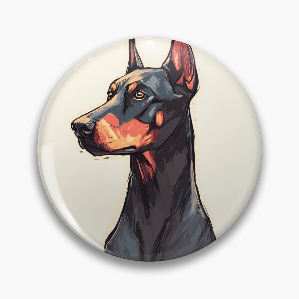 Item preview, Loyal Doberman Dog Art designed and sold by bapupa.
