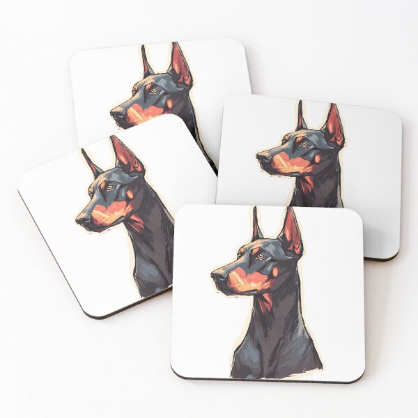 Item preview, Loyal Doberman Dog Art designed and sold by bapupa.