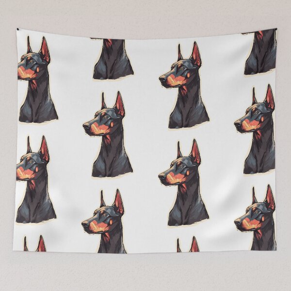 Item preview, Loyal Doberman Dog Art designed and sold by bapupa.