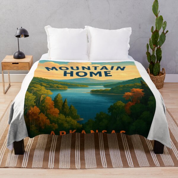 Item preview, Autumn Lake View in Mountain Home Arkansas designed and sold by Places On Earth.
