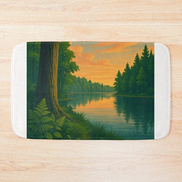 Item preview, Tippecanoe State Park Sunset River Scene designed and sold by Places On Earth.