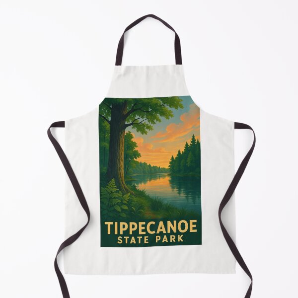 Item preview, Tippecanoe State Park Sunset River Scene designed and sold by Places On Earth.