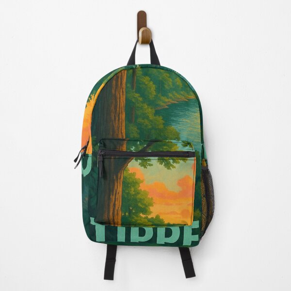 Item preview, Tippecanoe State Park Fire Tower and River designed and sold by Places On Earth.