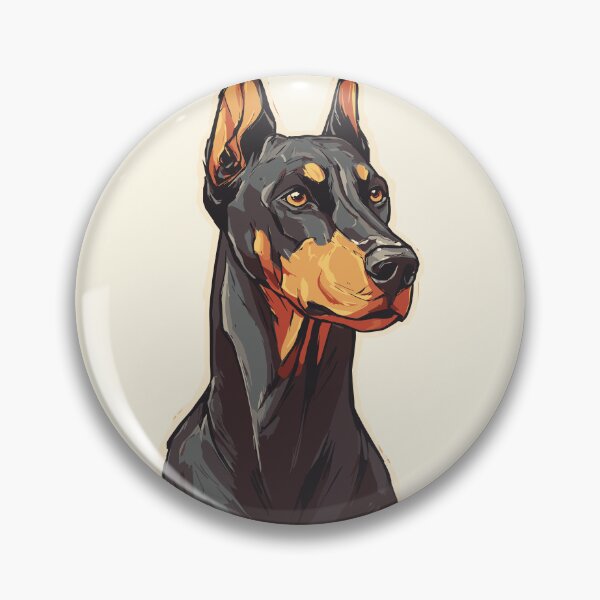 Item preview, Protective Doberman Dog Portrait Art designed and sold by bapupa.