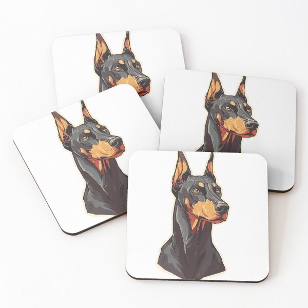 Item preview, Protective Doberman Dog Portrait Art designed and sold by bapupa.