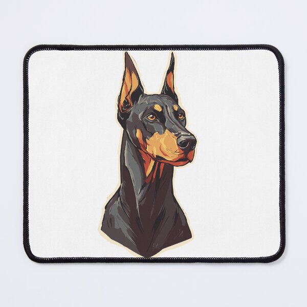 Item preview, Protective Doberman Dog Portrait Art designed and sold by bapupa.