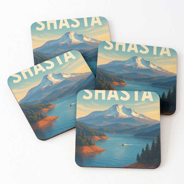 Item preview, Lake Shasta with Snow-Capped Mount Shasta designed and sold by Places On Earth.