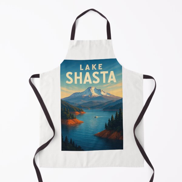 Item preview, Lake Shasta with Snow-Capped Mount Shasta designed and sold by Places On Earth.