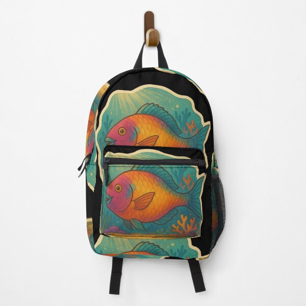 Item preview, Parrotfish Feeding on Coral in Ocean designed and sold by DamioPolArt.