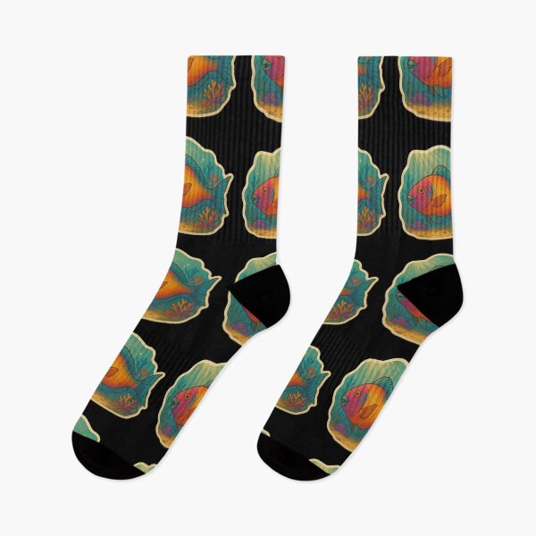 Item preview, Parrotfish Feeding on Coral in Ocean designed and sold by DamioPolArt.