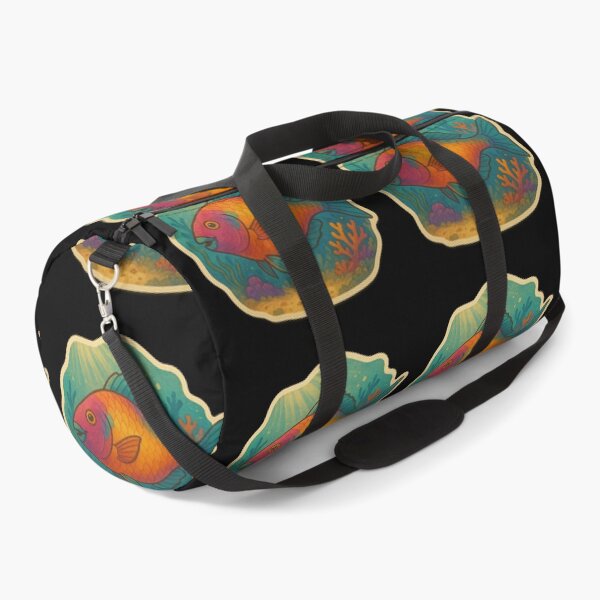 Item preview, Parrotfish Feeding on Coral in Ocean designed and sold by DamioPolArt.