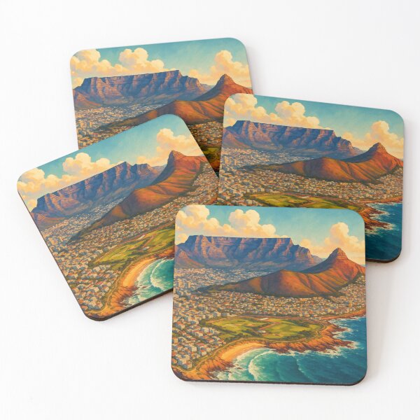 Item preview, Cape Town Aerial View with Table Mountain designed and sold by Places On Earth.