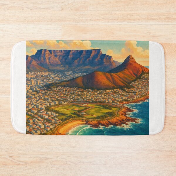 Item preview, Cape Town Aerial View with Table Mountain designed and sold by Places On Earth.