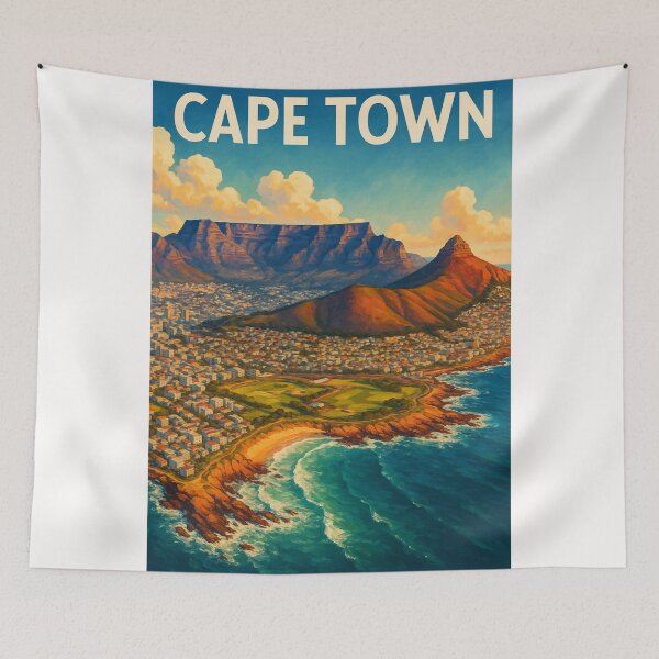 Item preview, Cape Town Aerial View with Table Mountain designed and sold by Places On Earth.