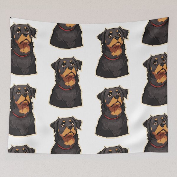 Item preview, Loyal Rottweiler Dog Art designed and sold by bapupa.