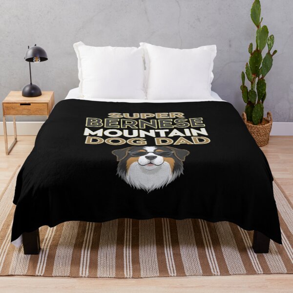 Item preview, "SUPER BERNESE MOUNTAIN DOG DAD" | Funny Pet Lover Tee for Proud Dog Dads designed and sold by AI-volution.
