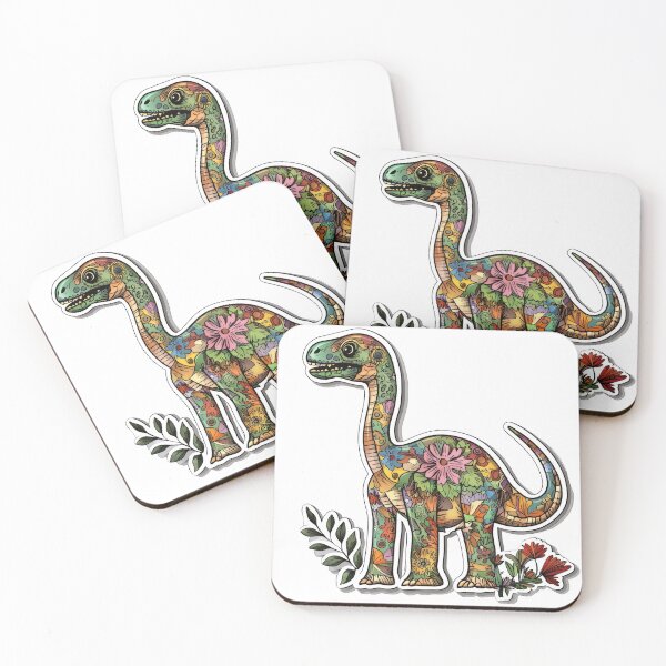 Item preview, Cute Floral Dinosaur  designed and sold by Jonaree Art Design.
