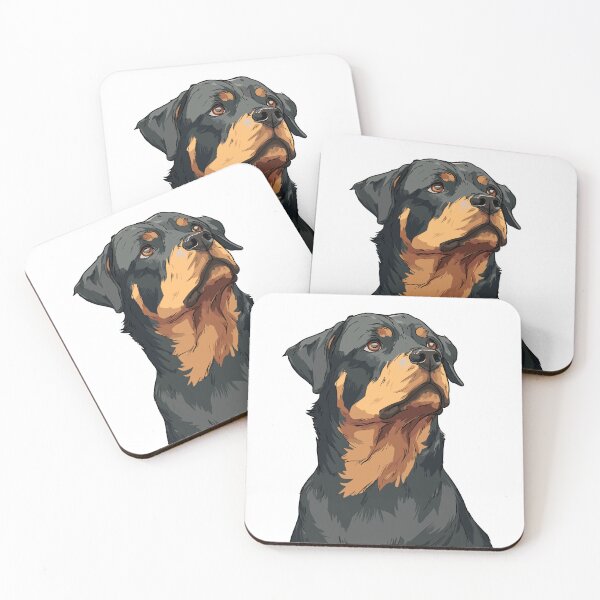 Item preview, Powerful Rottweiler Dog Vigilance designed and sold by bapupa.