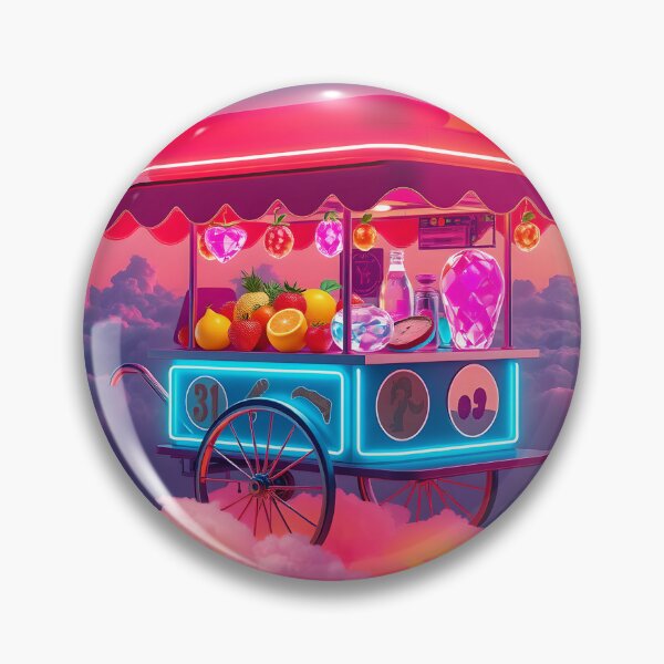 Item preview, Sky Carnival Cart - Dreamy Cloud Food Stand Art designed and sold by AbdS07.