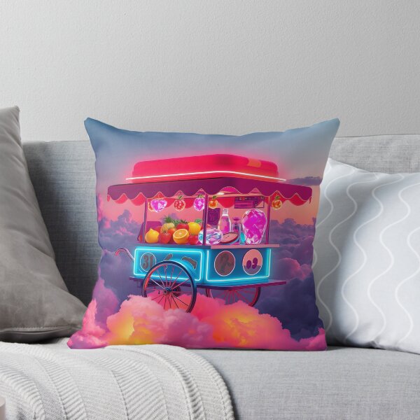 Item preview, Sky Carnival Cart - Dreamy Cloud Food Stand Art designed and sold by AbdS07.