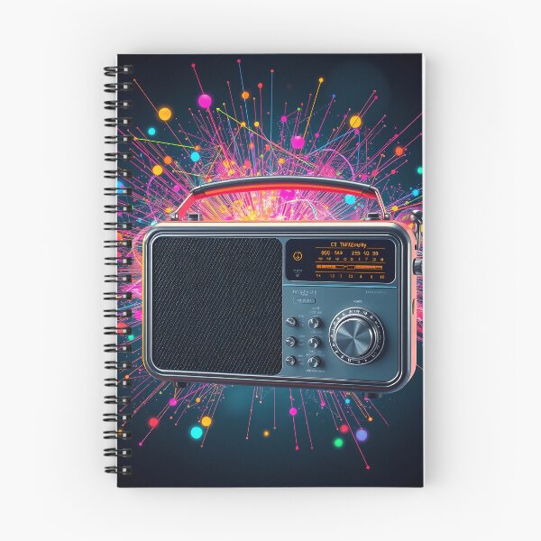 Item preview,  Retro Radio Cosmic - Vintage Electronics Space Art designed and sold by AbdS07.