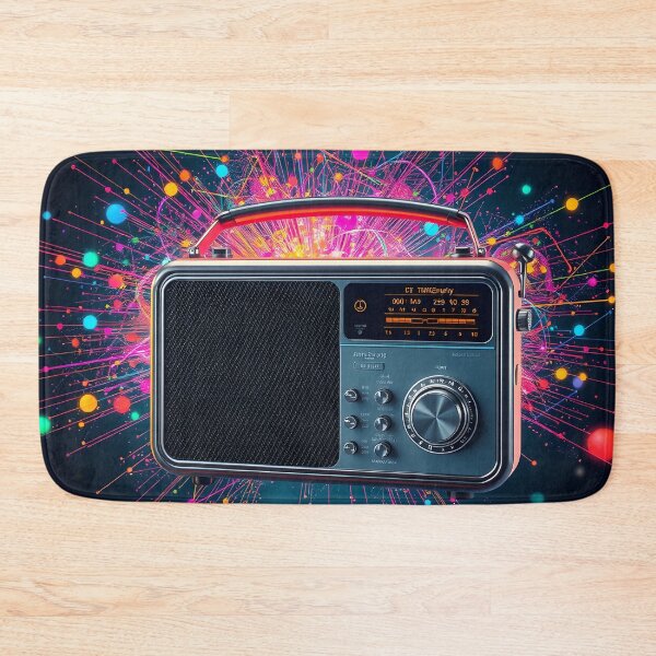 Item preview,  Retro Radio Cosmic - Vintage Electronics Space Art designed and sold by AbdS07.