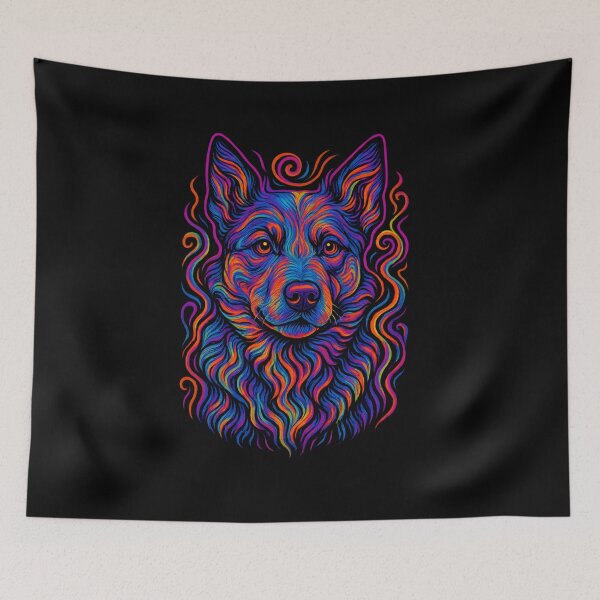 Item preview, Psychedelic Pup designed and sold by Uglyandcute.