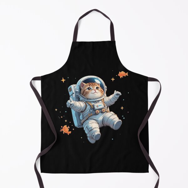 Item preview, cat astronaut floating in space designed and sold by Nimkaew.