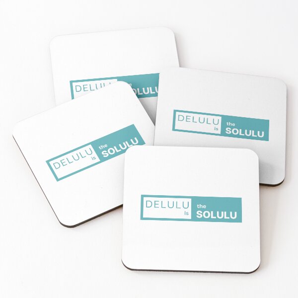 Item preview, DELULU IS THE SOLULU - WHITEAQUA designed and sold by IndiArtish.