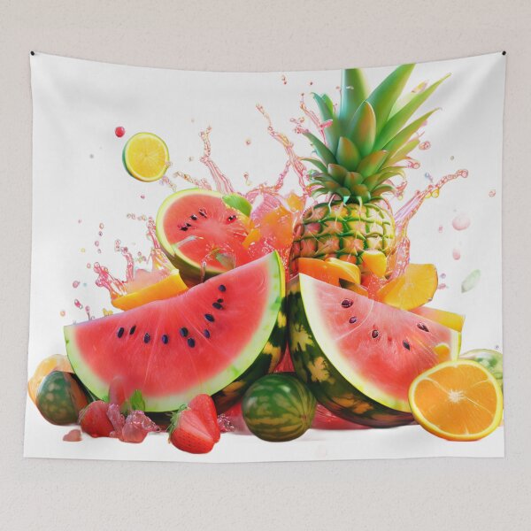 Item preview, Tropical Fruit Splash – Summer Vibes Explosion designed and sold by MiraLumeStudio.