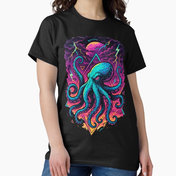 Item preview, Octopus Retro Vaporwave designed and sold by TomFrontierArt.