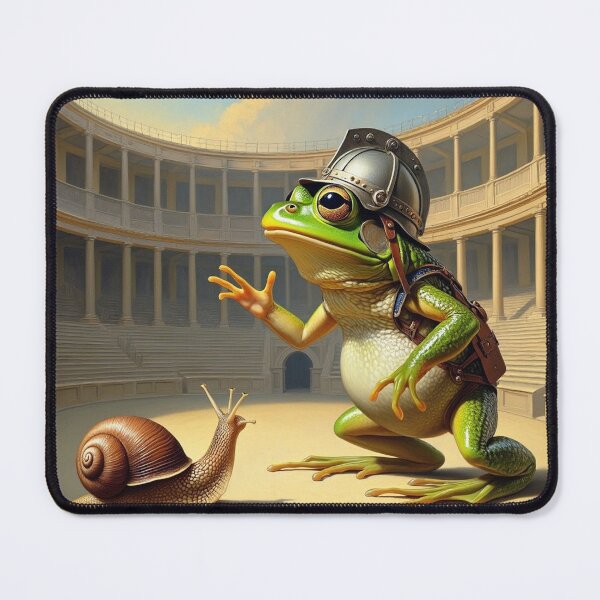 Item preview, Frog and snail Gladiators designed and sold by Vintage Designs +.