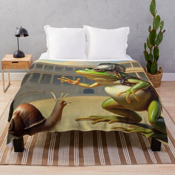 Item preview, Frog and snail Gladiators designed and sold by Vintage Designs +.