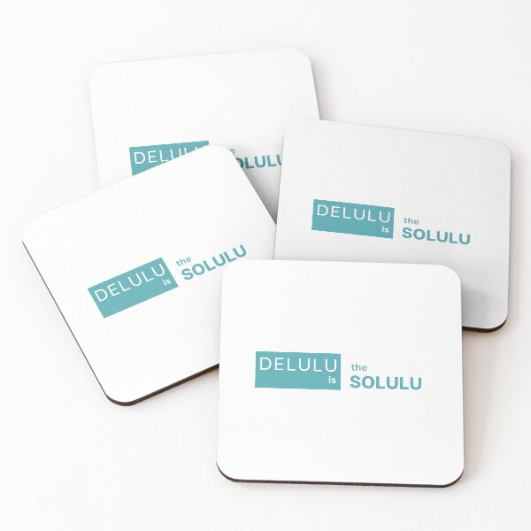 Item preview, DELULU IS THE SOLULU - AQUAWHITE designed and sold by IndiArtish.