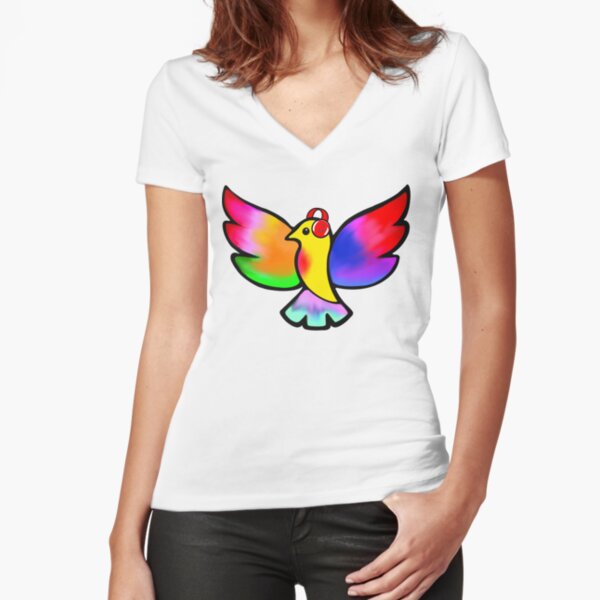 Fitted V-Neck T-Shirt