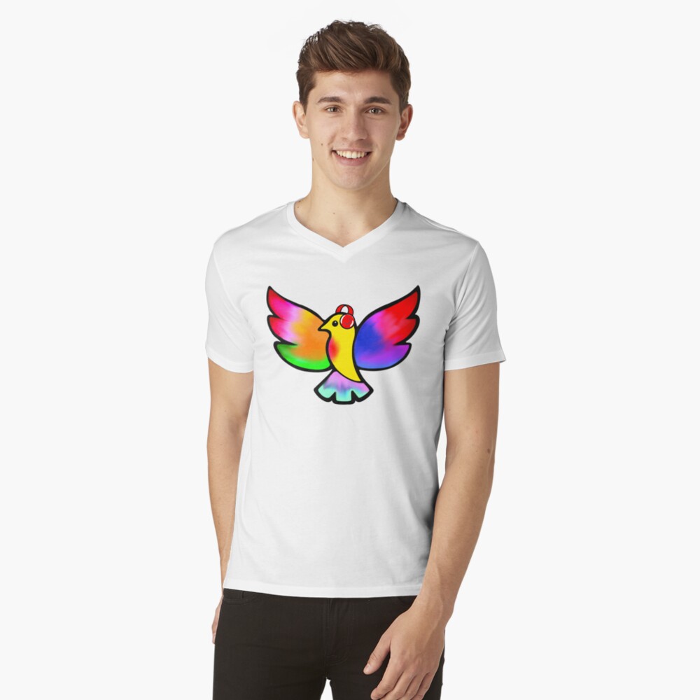 v neck tee