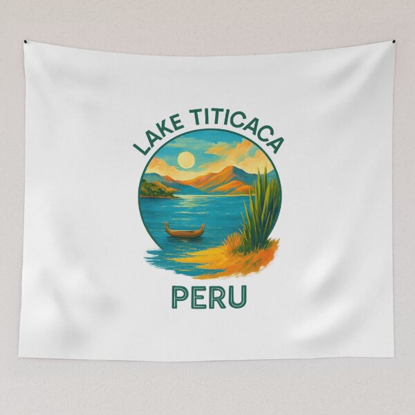 Item preview, Lake Titicaca Peru Travel Art designed and sold by inkNext.